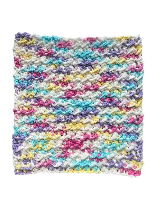 Pastel Multicolor Dishcloth